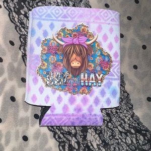 Handmade Custom Drink Koozie • Hay Girl Hay